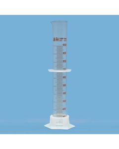 Measuring cylinder 1000 ml, with plastic base