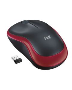 LOGITECH WIRELESS MOUSE M185 - RED