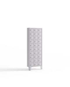 Armadietto 30 box L54 P20 H155 cm grigio chiaro