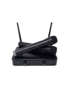 Coppia microfoni wireless con ricevitore UHF