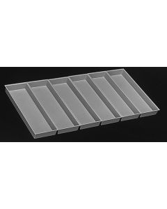 Storage trays, 86 x 258 x 26, set of 6