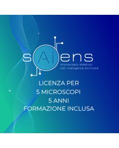 sAiens - PER 5 MICROSCOPI - Licenza 5 anni